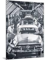 Ford Motor Company Assembly Line, C.1955-null-Mounted Photographic Print