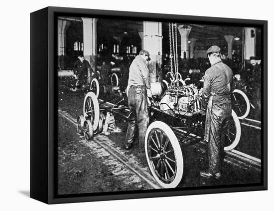 Ford Motor Company Assembly Line, Detroit, C.1920-null-Framed Stretched Canvas
