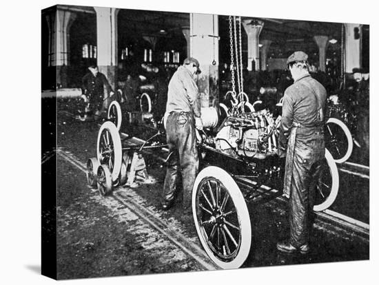 Ford Motor Company Assembly Line, Detroit, C.1920-null-Stretched Canvas