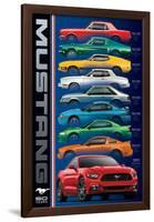 Ford: Mustang- 50 Years 9 Types-null-Framed Poster