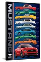 Ford: Mustang- 50 Years 9 Types-null-Framed Poster