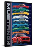 Ford: Mustang- 50 Years 9 Types-null-Framed Poster