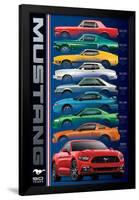 Ford: Mustang- 50 Years 9 Types-null-Framed Poster