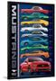 Ford: Mustang- 50 Years 9 Types-null-Lamina Framed Poster