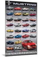 Ford: Mustang- 50 Years Of Evolution-null-Mounted Poster