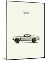 Ford Mustang Boss302 1969-Mark Rogan-Mounted Art Print