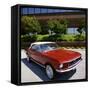 Ford Mustang Convertible 1968-null-Framed Stretched Canvas