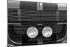 Ford Mustang Grill & Headlamps-null-Mounted Art Print