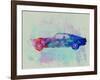 Ford Mustang Watercolor 1-NaxArt-Framed Art Print