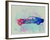 Ford Mustang Watercolor 1-NaxArt-Framed Art Print