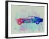 Ford Mustang Watercolor 1-NaxArt-Framed Art Print