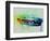 Ford Mustang Watercolor 2-NaxArt-Framed Art Print