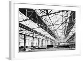 Ford Plant During Construction, Dagenham, Essex, 1930-null-Framed Photographic Print