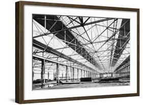 Ford Plant During Construction, Dagenham, Essex, 1930-null-Framed Photographic Print