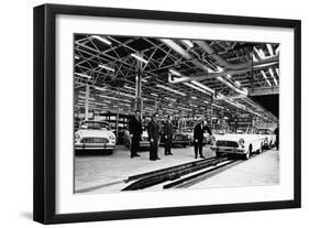 Ford Production Line, Genk Factory, Belgium, Early 1960S-null-Framed Photographic Print