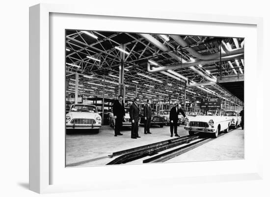 Ford Production Line, Genk Factory, Belgium, Early 1960S-null-Framed Photographic Print