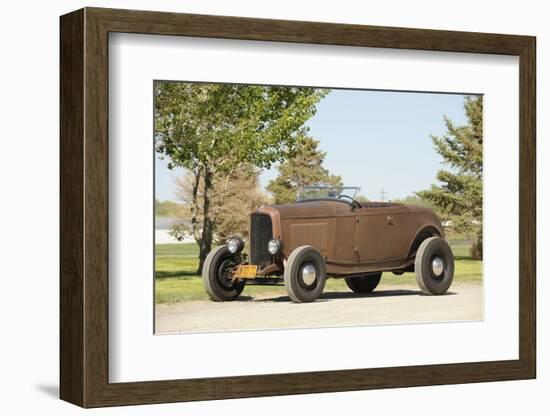 Ford Rodriguez Roadster Custom 1932-Simon Clay-Framed Photographic Print