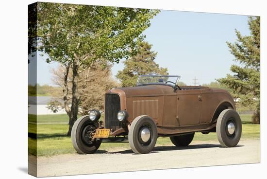 Ford Rodriguez Roadster Custom 1932-Simon Clay-Stretched Canvas