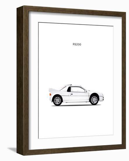 Ford RS200 1987-Mark Rogan-Framed Art Print