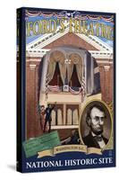 Ford's Theatre National Site - Washington, DC-Lantern Press-Stretched Canvas