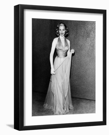 Ford Star Jubilee, Lauren Bacall, 'Blithe Spirit', 1955-1956-null-Framed Photo