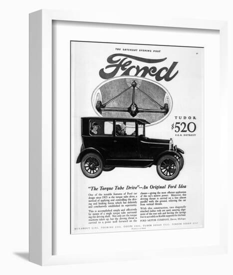 Ford Tudor - Torque Tube Drive-null-Framed Art Print