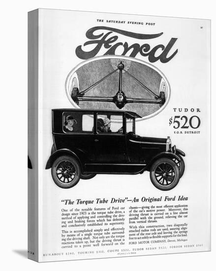 Ford Tudor - Torque Tube Drive-null-Stretched Canvas