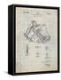 Ford V-8 Combustion Engine 1934 Patent-Cole Borders-Framed Stretched Canvas