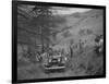 Ford V8 of Miss V Wild competing in the MG Car Club Abingdon Trial/Rally, 1939-Bill Brunell-Framed Photographic Print