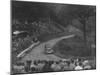 Ford V8 saloon competing in the Shelsley Walsh Hillclimb, Worcestershire, 1935-Bill Brunell-Mounted Photographic Print