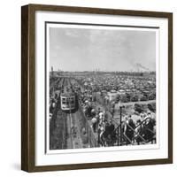 Ford Workers Leaving the Ford Motor Company's River Rouge Plant-Walker Evans-Framed Photographic Print