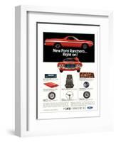 Ford1972 Ranchero... Right On!-null-Framed Premium Giclee Print