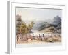 Fording of the River Mondego, engraved by C. Turner, 21st September 1810-Thomas Staunton St. Clair-Framed Giclee Print