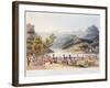 Fording of the River Mondego, engraved by C. Turner, 21st September 1810-Thomas Staunton St. Clair-Framed Giclee Print