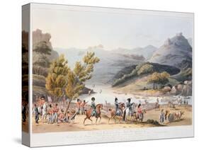 Fording of the River Mondego, engraved by C. Turner, 21st September 1810-Thomas Staunton St. Clair-Stretched Canvas