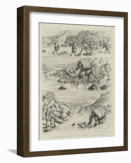 Fording on the Frontier-Godefroy Durand-Framed Giclee Print