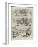 Fording on the Frontier-Godefroy Durand-Framed Giclee Print