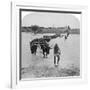 Fording the Modder River, Boer War, South Africa, 15th February 1901-Underwood & Underwood-Framed Giclee Print