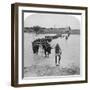 Fording the Modder River, Boer War, South Africa, 15th February 1901-Underwood & Underwood-Framed Giclee Print