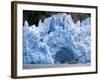 Fords Terror Wilderness Iceberg and Waterfall in Fjord, Tracy Arm, Inside Passage, Alaska, USA-Paul Souders-Framed Photographic Print