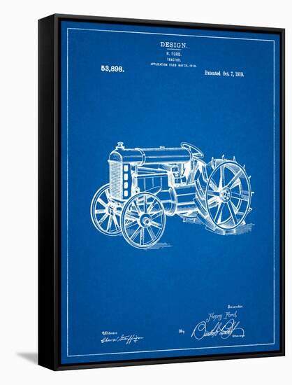 Fordson Tractor Patent-Cole Borders-Framed Stretched Canvas