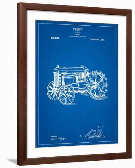 Fordson Tractor Patent-Cole Borders-Framed Art Print