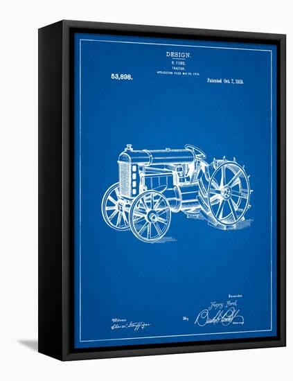 Fordson Tractor Patent-Cole Borders-Framed Stretched Canvas