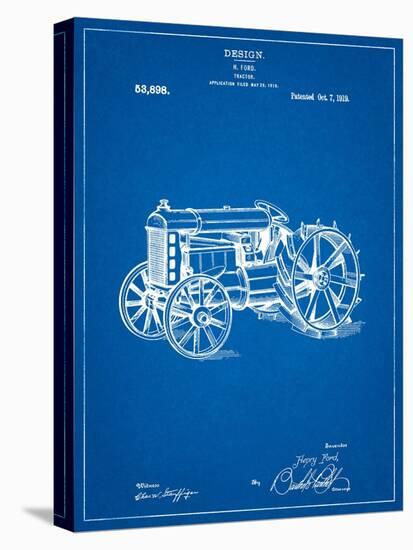 Fordson Tractor Patent-Cole Borders-Stretched Canvas