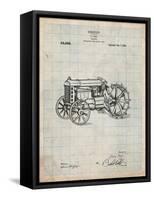 Fordson Tractor Patent-Cole Borders-Framed Stretched Canvas