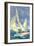 Fore-Deck Man, Yacht Racing-null-Framed Art Print