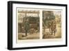 Fore's Contrasts: the Guard of 1832, the Guard of 1852, Engraved by John Harris-Henry Thomas Alken-Framed Giclee Print