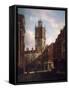 Fore Street and St Giles Without Cripplegate-Walter Riddle-Framed Stretched Canvas