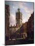 Fore Street and St Giles Without Cripplegate-Walter Riddle-Mounted Giclee Print