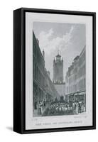 Fore Street, London, 1830-James Tingle-Framed Stretched Canvas